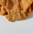 thumbnail image 6 of Staki Baby Girl Bodysuit Baby Romper, Outfit, Fall Baby Girl Boy Bodysuit, Long Sleeve Autumn Clothes(Yellow,3-6 Months), 6 of 6