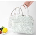 thumbnail image 6 of Dintonin Corduroy Lunch Bag for Women Insulated Lunch Tote Strawberry Print Thermal Reusable Lunch Box, 6 of 7