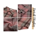 thumbnail image 6 of Fantaslook Plus Size Button Down Shirts for Women Long Sleeve Plaid Flannel Shirt Casual Boyfriend Tops, 6 of 7