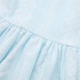 thumbnail image 6 of Odeerbi Summer Tank Dress For Girls Toddler Kids Baby Seaside Beach Dress Sling Skirt Floral Skirt Light Blue, 6 of 7