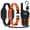 Black Orange, variant on Dog Vibration Collar with Controller for 2 Dogs,No Shock Dog Training Collar with Remote,Strong Vibrating Dog Collar for Dogs 5-120lbs,Beep and Vibrate Only,9 Types,3300ft Range,No Prongs