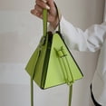 thumbnail image 4 of Triangle Crossbody Bag Personalized Shoulder Handbag with Drawstring Closure Convertible Carry Style Everyday Purse for Commuting Shopping Dating Travel Outdoor Use Home Outdoor Daily Carry, 4 of 7