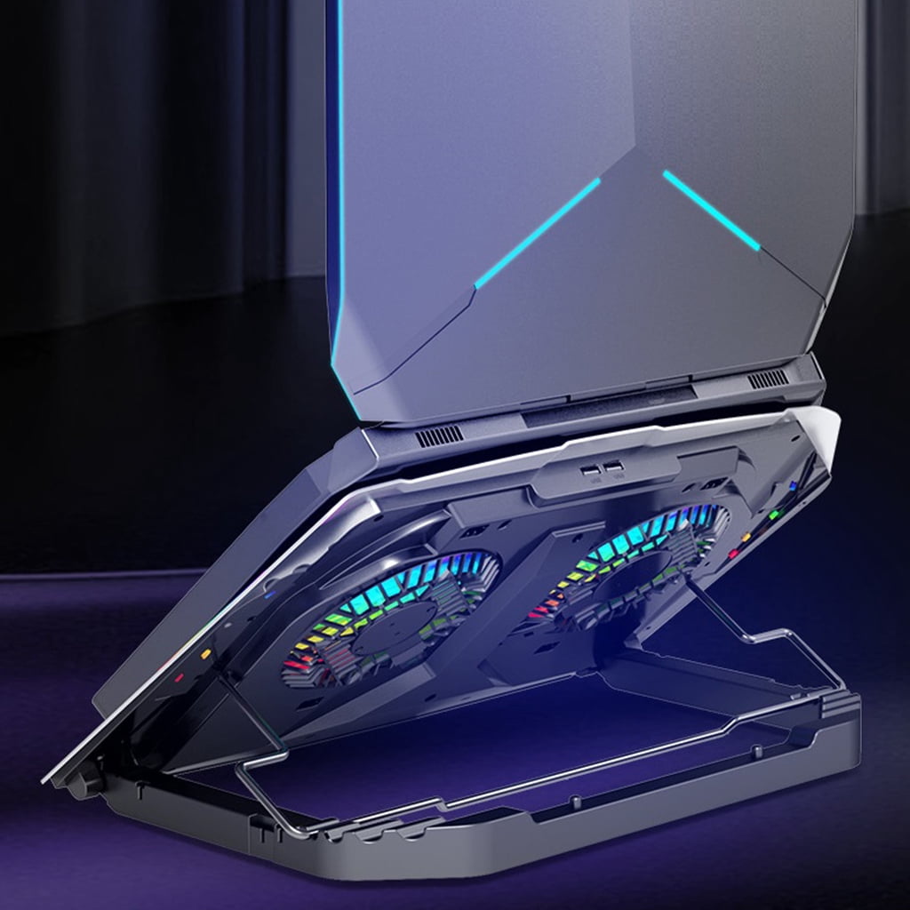 Zeiwohndc Fashionanle Laptop Cooler USB Fan Stand Computer Notebook Base Cooling Riser
