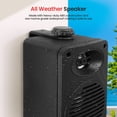 thumbnail image 4 of Pyle Bluetooth Indoor Outdoor Speakers Pair 200 Watt Dual Waterproof 3.5” 2-Way Full Range Speaker, 4 of 6