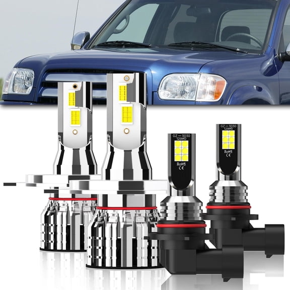 LED Headlight High/Low Beam & Fog Light Bulb Kit For 2016-2023 Toyota Tacoma