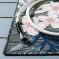 thumbnail image 5 of SAFAVIEH Cabana Kade Botanical Indoor/Outdoor Area Rug, Black/Rust, 5'1" x 7'6", 5 of 15