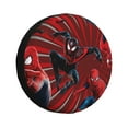 thumbnail image 1 of Cute Cartoon Spider Man Spare Tire Cover Wheel Protectors For Trailer Rv Suv Truck Camper Travel Fits For Tire Diameter 14 Inch, 1 of 7