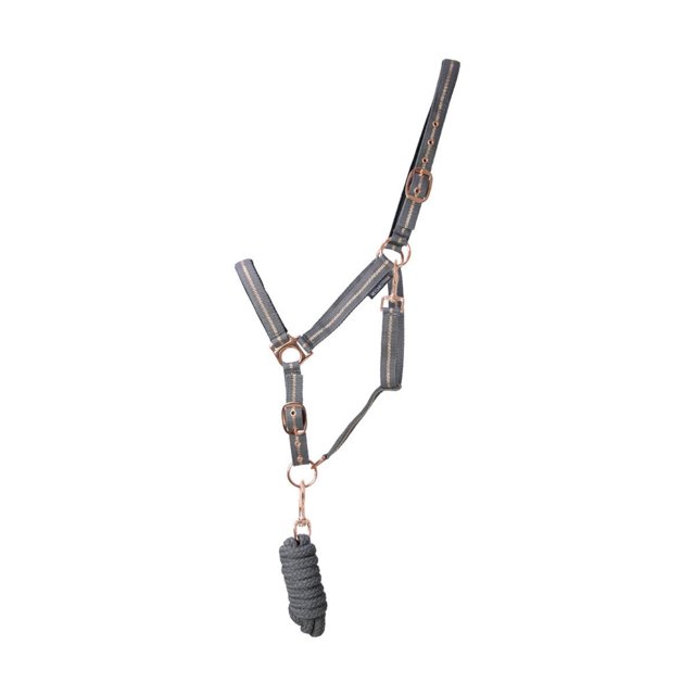 Hy Collier de Cheval Pailleté et Cordelette