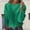 C-Green95, variant on JIAYUE Sweaters for Women Cropped Loose Knit Pullover Long Sleeve Round Neck Solid Color For Ladies Casual Fall Winter Wear