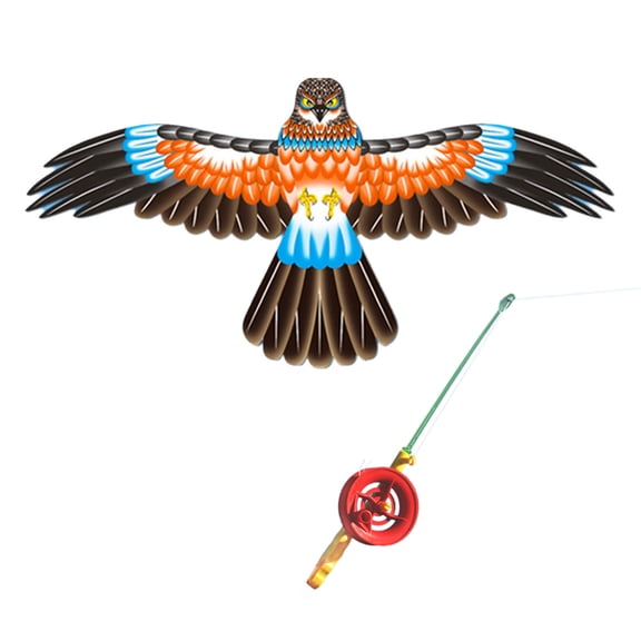 LIANGXR Dynamic Wing Kites with Fishing Rod Line Butterfly Dynamic Kites for Beach