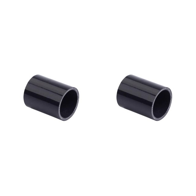 Scienceny Acoplador de manguera automático de silicona, portátil, 70mm, recto, resistente al calor, pieza de conector de tubo de motor de 1 PC 2piezas