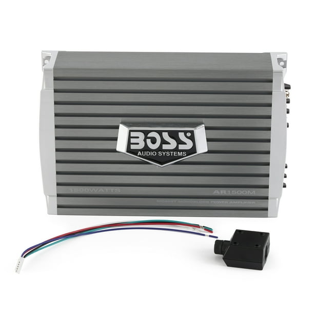 Boss Audio 1500 Watt Mono A/B MOSFET Power Car Amp + Remote