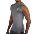 thumbnail image 2 of RunFlyte Men's Sleeveless Tank Top Shirt - Training - Workout Grey/White, 2 of 3