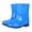Sky Blue#162, variant on LIIPEE Boys Rain Boots Solid Color Closed Toe Non- Easy-On Lightweight Waterproof Shoes Child Casual Holiday School Party Boots,Sky Blue,5-6 Years