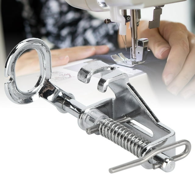Prensatelas de Acero Inoxidable Rueda de Desplazamiento Pie para Coser para Accesorios de Máquina de Coser de Punto de Cadeneta ANGGREK Otros