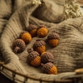 thumbnail image 3 of 30 Piezas de Bellotas de Conos de Pino de Ganchillo de Hilo Hecho una Mano para DIY, Colgante de Bolso, Accesorios de Ropa, 3 of 5