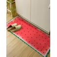 thumbnail image 3 of Unique Loom Comfort Mat Collection - Watermelon (2'  x 3' Rectangle Watermelon Red/Black), 3 of 5