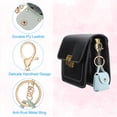 thumbnail image 3 of Uxcell PU Leather Handbag Keychain, Coin Purse Keychain Earphone Pouch Handbag Decoration Green, 3 of 6