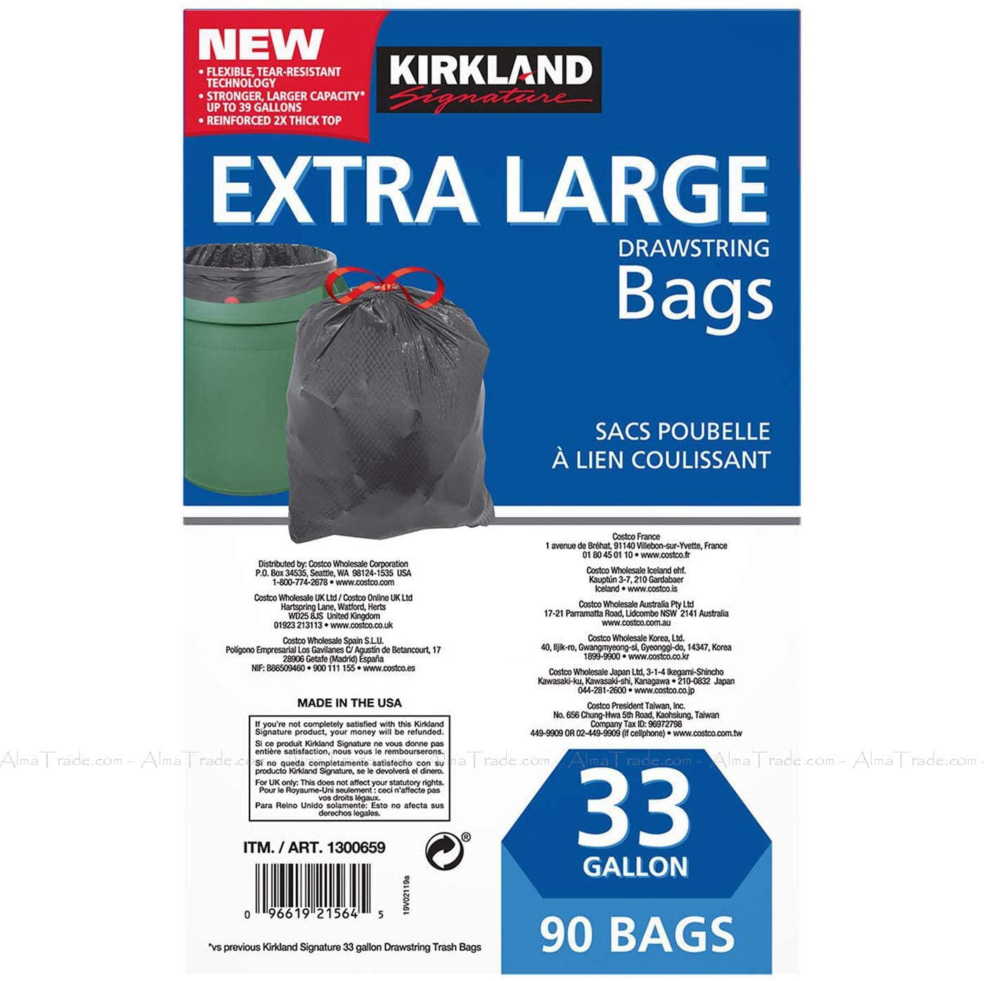 Supersak Clear Kitchen Bags Pack of 200  Costco