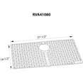 thumbnail image 2 of Ruvati Silicone Bottom Grid Sink Mat for RVG1080 and RVG2080 Sinks Black, 2 of 7