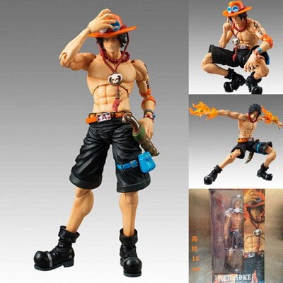 Figuras de acción de dibujos animados de una pieza Juguetes de PVC 18 cm zhangyuxiang LED