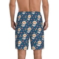 thumbnail image 3 of Kdxio Space Puppy Print Mens Sleep Shorts Bottoms Soft Comfy Pajama Wear Pants with Drawstring Pockets, 3 of 7