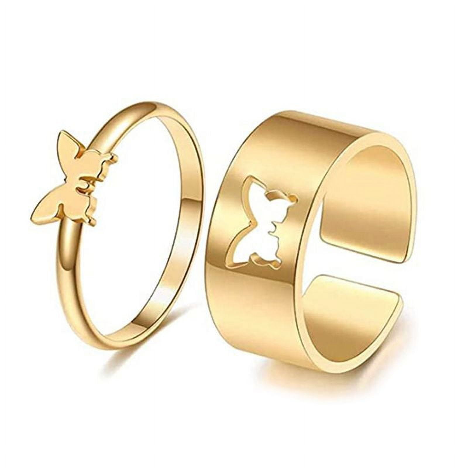 Butterfly ring for sale him and her