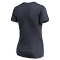 thumbnail image 3 of Women's Navy Seattle Seahawks Nostalgia V-Neck T-Shirt, 3 of 3