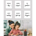 thumbnail image 4 of Drsoum Inspirational Office Wall Art Motivational Quotes Encouraging Sayings Framed Posters 8x10in, 4 of 6
