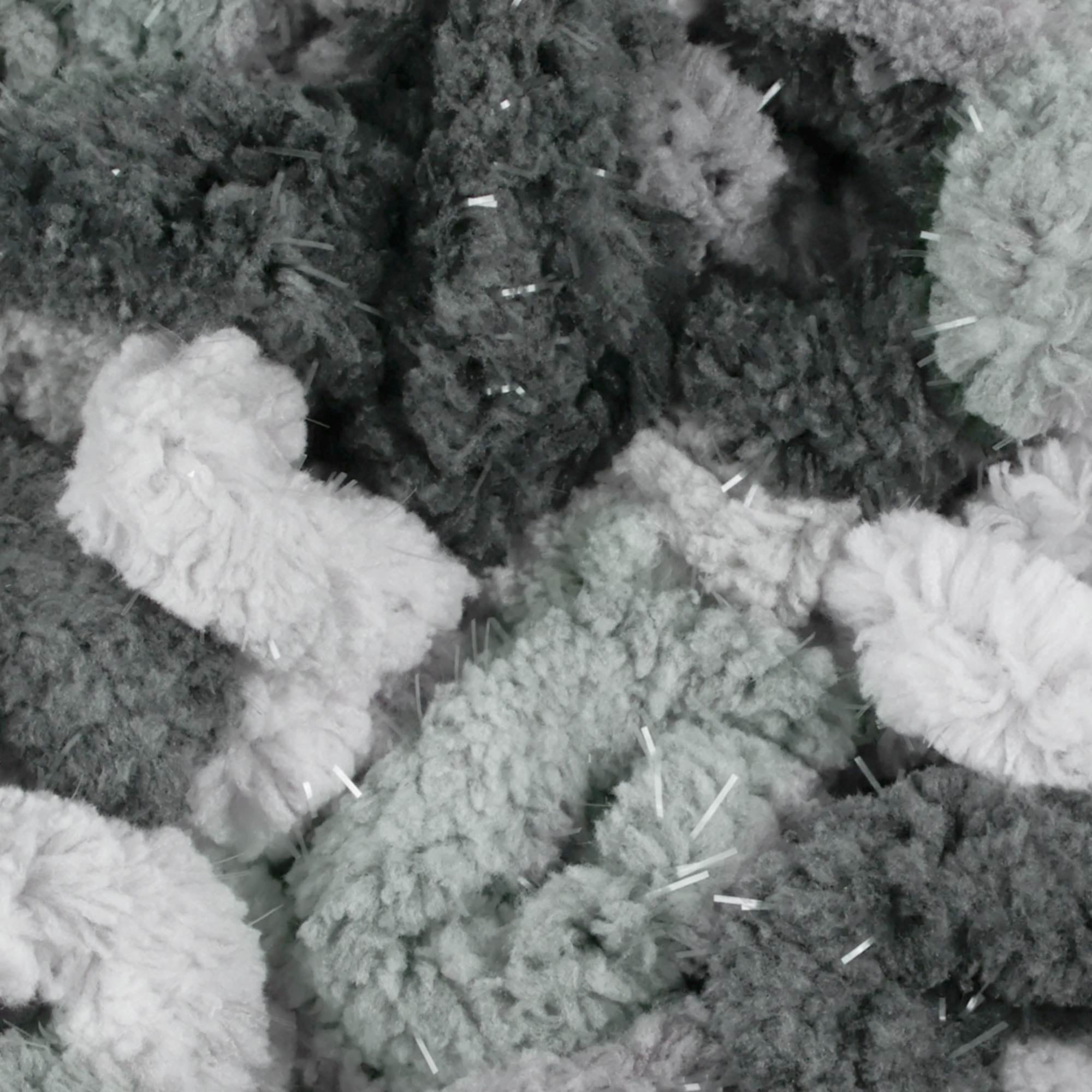 JubileeYarn Fun Finger Sparkle Loops Yarn - Polyester Jumbo Loop Yarn - 100g/Skein - Nemesis - 5 Skeins