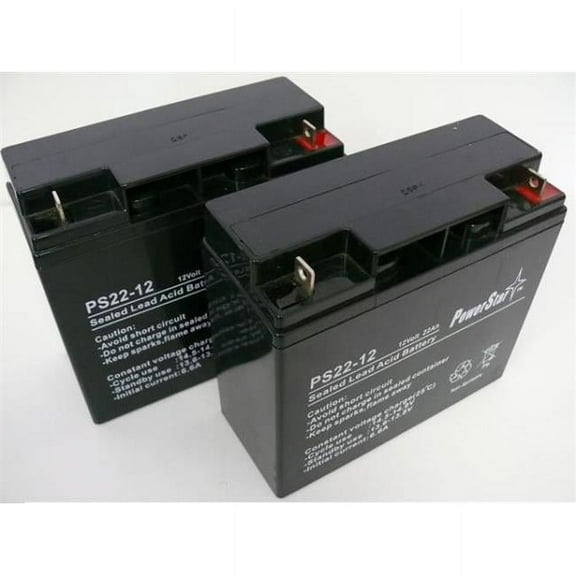 PowerStar PS12-22-2Pack91 APC Smart UPS 1400VS Replacement SLA Battery - Pack of 2