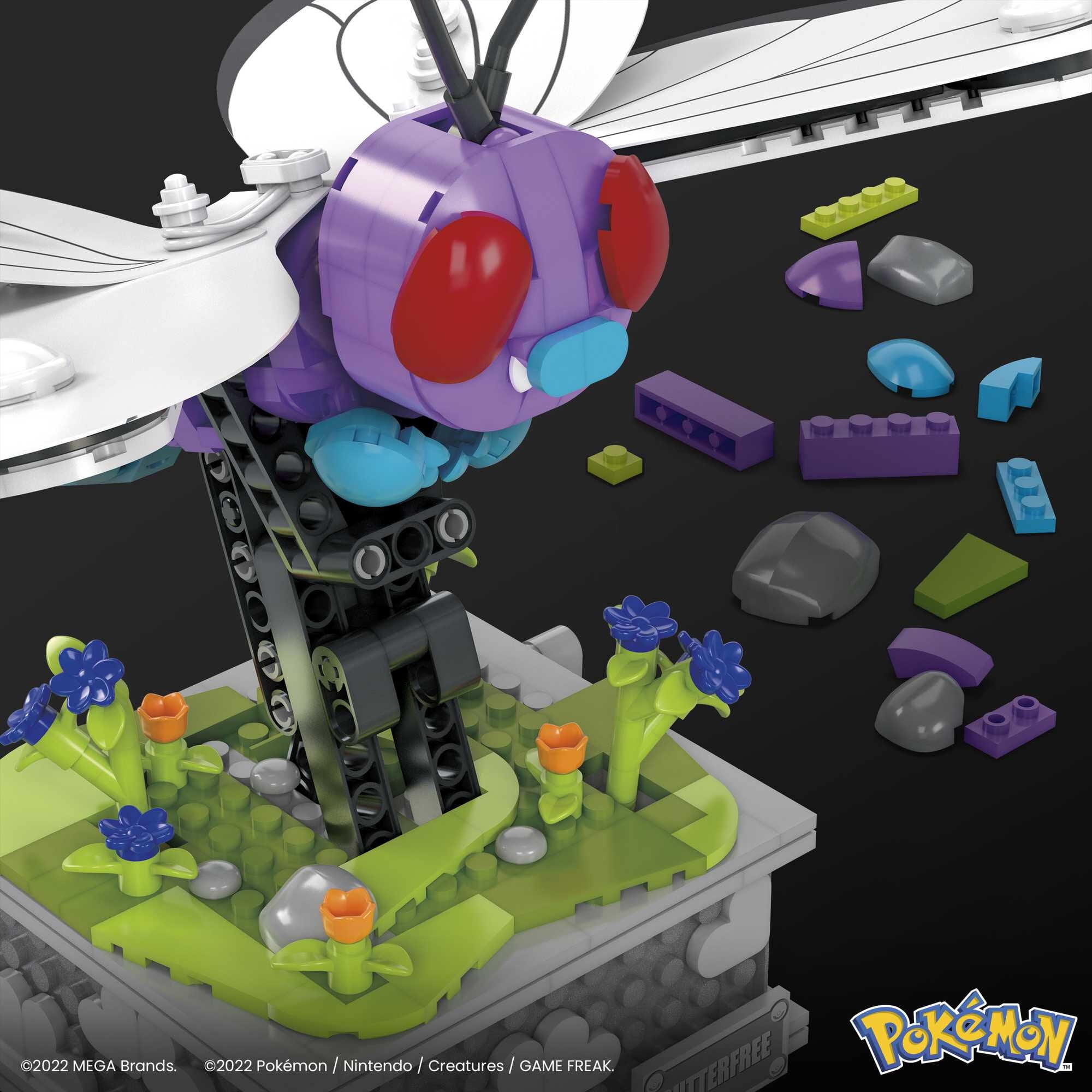 Pokémon - Jeu de construction Mega Construx Motion Papilusion 22 cm -  Figurines - LDLC