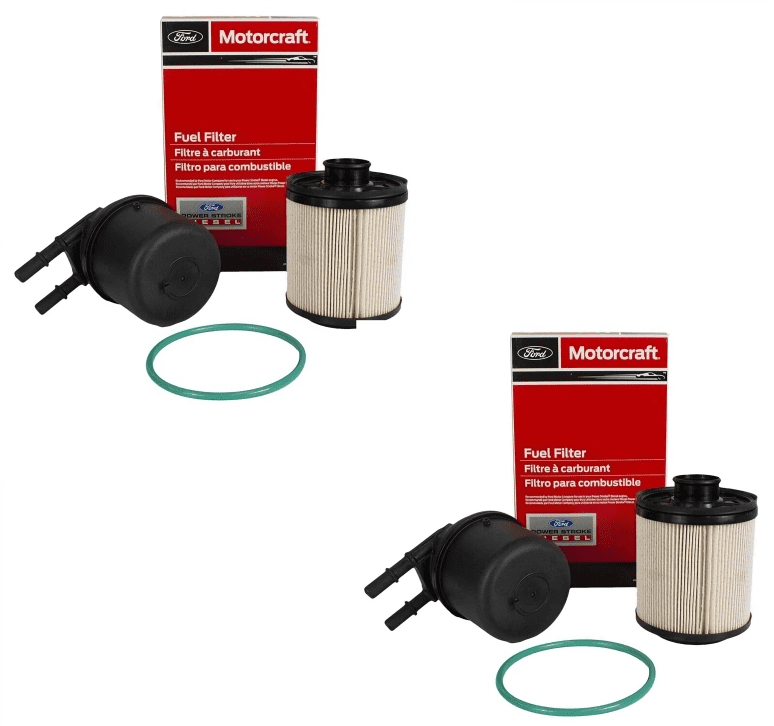 2 Diesel Fuel Filter Kits FORD MOTORCRAFT F Series Super Duty 6.7L V8
