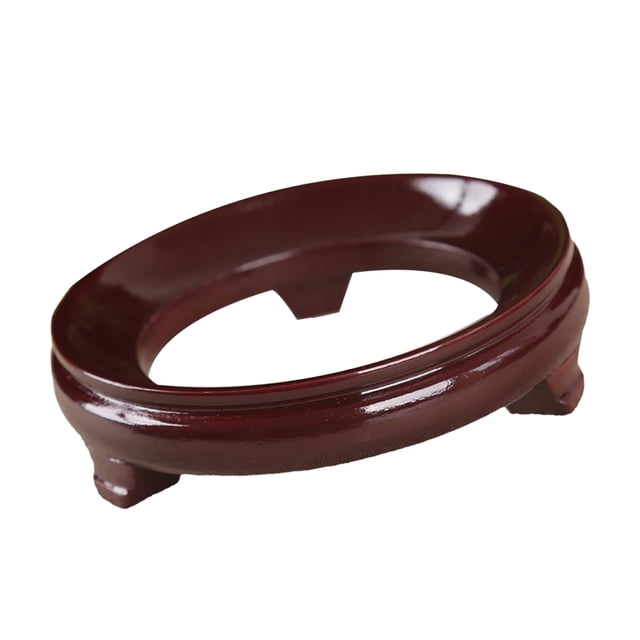 Billuyoard Bandeja de soporte de esfera Almacenamiento en el hogar de forma redonda de con base de bola de cristal de tres pies Decoración Decoración del hogar