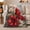 Amaryllis Bird, variant on Winter Cardinal Pine Branch Poinsettias Holiday, Festive Holiday Scene, Warm Flannel Blanket for Living Room and Reading Nook, Art Lovers Friendship Gift, Festive Home Decor