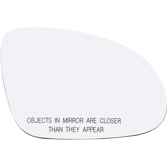 Rugged TUFF Passenger Side Mirror Glass Replacement for 2005-2014 Volkswagen Jetta, 2009-2010 Passat (Heat Defrost)