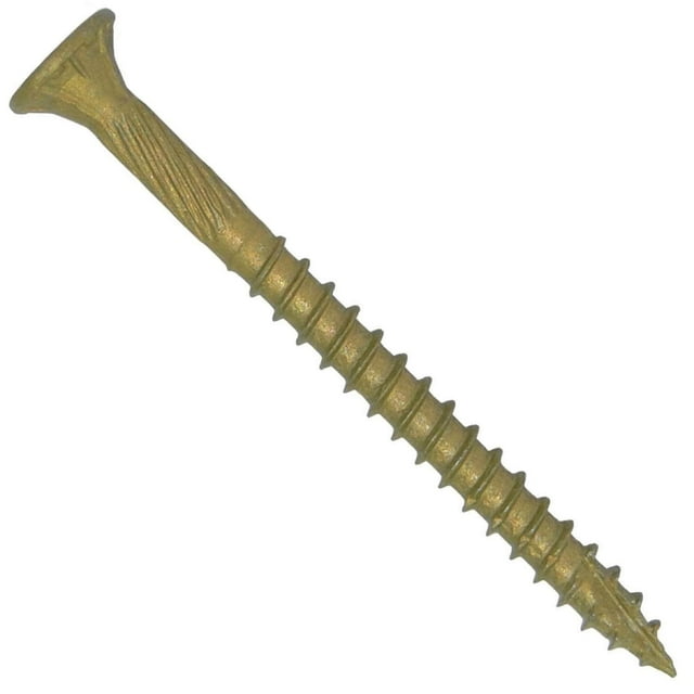 Tornillos para madera Jake Sales, 8 x 4,4 cm, exterior con revestimiento de bronce