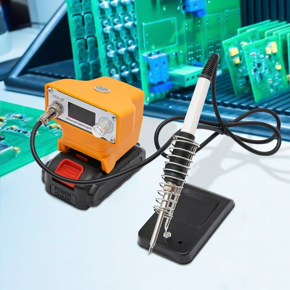 T12-D Digital Display Soldering Iron Station Kit W/Tip Holder& Long Handle Wire