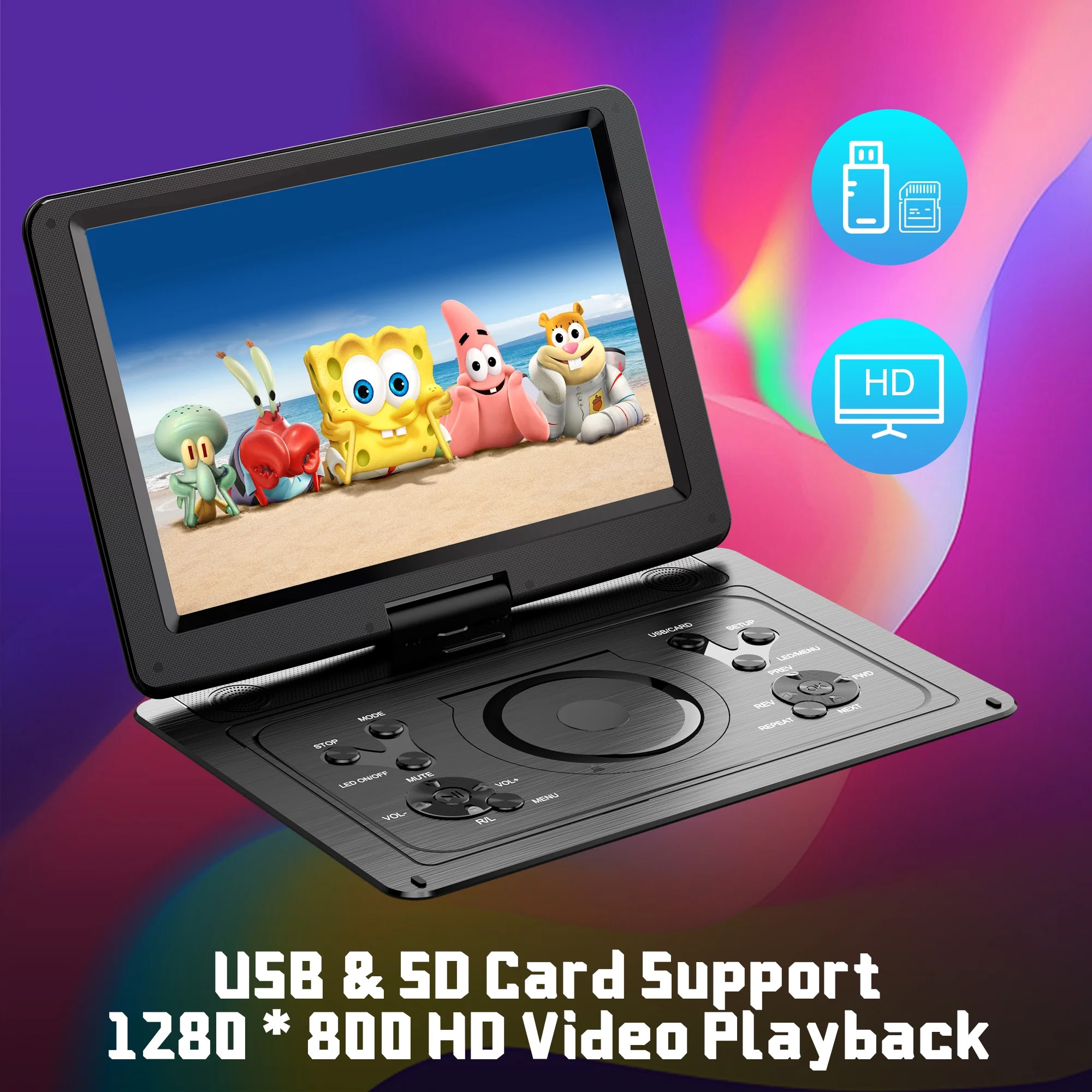 □新品未開封/10型液晶ポータブル DVDプレーヤー DP10M 未使用 DVD