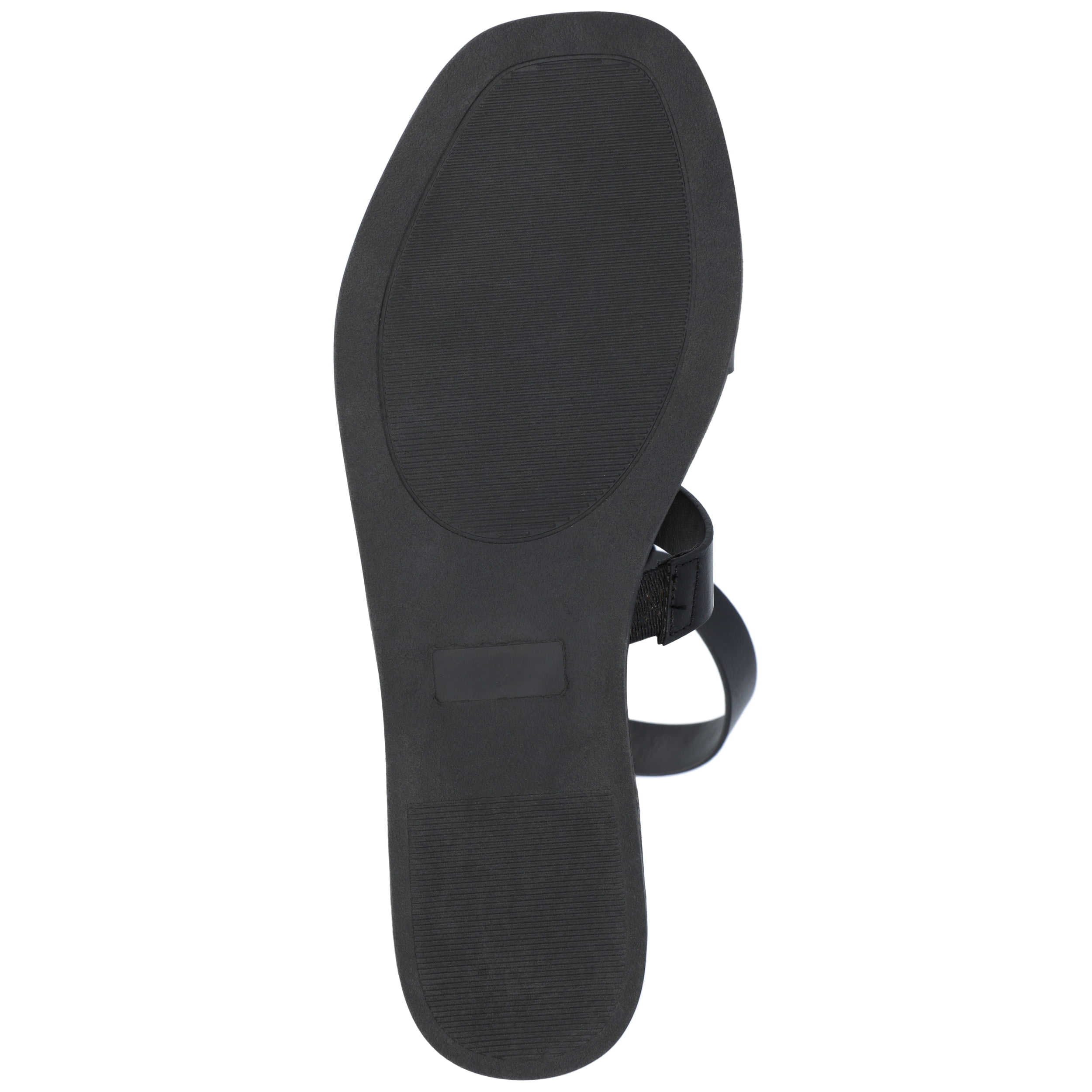 Journee Womens Eleanora Multi Strap Flat Sandals