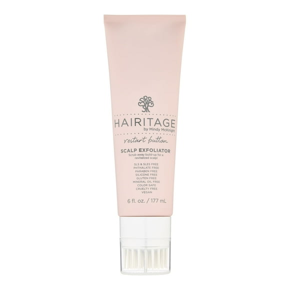 Hairitage Redémarrage Bouton Exfoliant pour Cuir Chevelu Sec et Sensible - Favorise la Santé du Cuir Chevelu - Gommage Clarifiant pour des Cheveux Plus Sains et Plus Forts