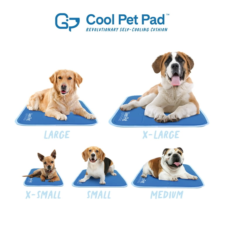 The Green Pet Shop Dog Cooling Mat, Large - Pressure Activated Pet Cooling  Mat For Dogs, Sized For Large Dogs (46 - 80 Lb.) - Non-Toxic Gel, No Water