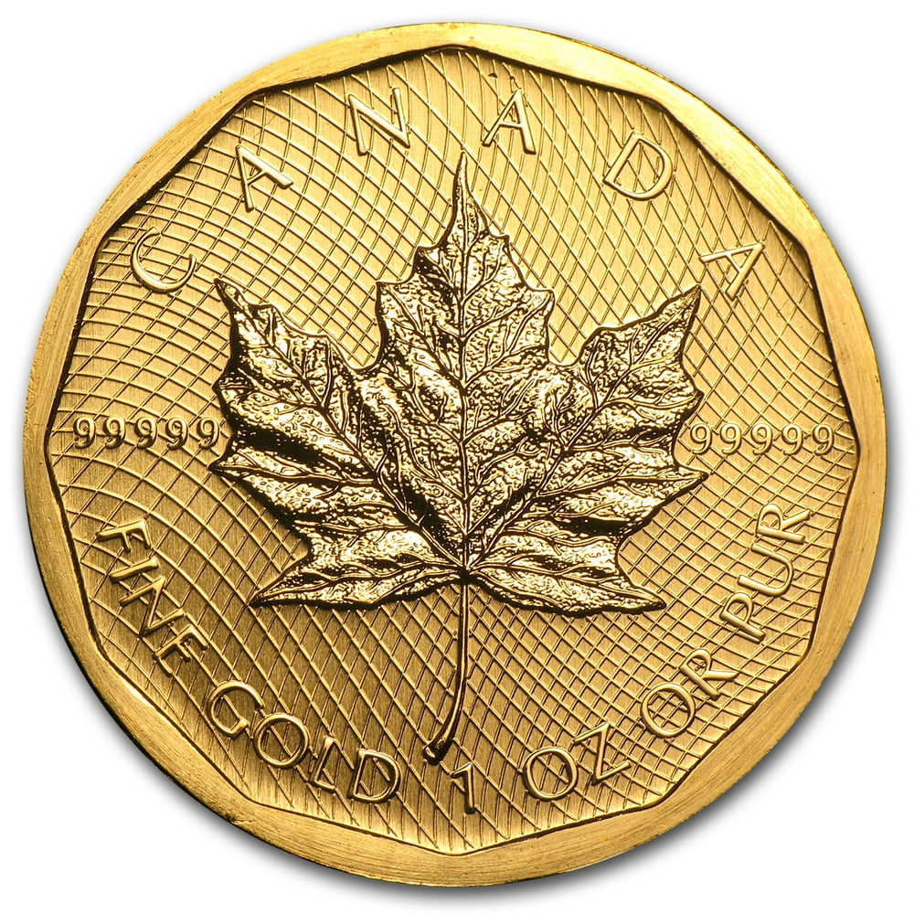 Royal Canadian Mint 2009 Canada 1 oz Gold Maple Leaf .99999 BU (No