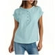 thumbnail image 1 of Vestidos Casuales Para Mujer, Blusas De Mujer De Moda Camisa de botones lisa de moda para mujer, blusa holgada con cuello redondo, 1 of 4