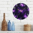 thumbnail image 3 of Wall Clock 10 Inch Battery Operated Clocks Living Room Decor, Silent Non-Ticking for Living Room Home Kitchen office Glowing Butterflies Pattern, 3 of 6