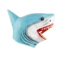 thumbnail image 4 of Máscara de tiburón de látex cómoda para actuación dramática, divertida máscara de cabeza de animal para juego de rol, 4 of 8
