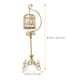 thumbnail image 5 of Mini modelo de jaula de aves Miniatura Birdcage Mini House Decorative Accessory, 5 of 7
