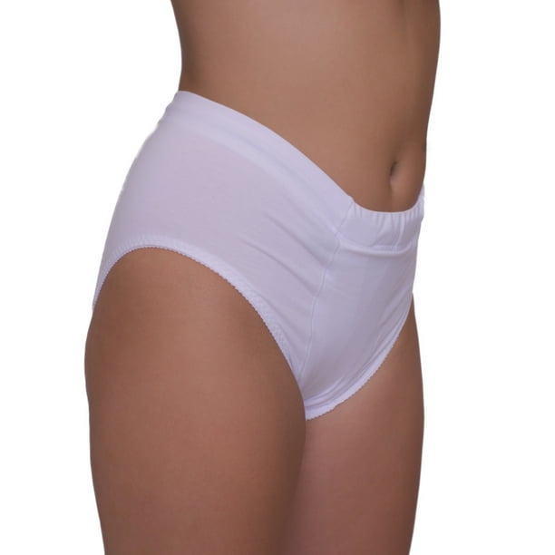 Vulvar Varicosity and Prolapse Support Brief with Groin Compression Bands  and Hot & Cold Therapy Gel Pad