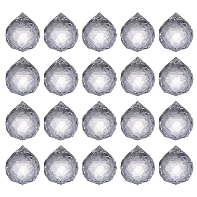 Bola de iluminación de cristal transparente 20,30,40,50,60 Iluminación Muebles Hogar Cortina de cuentas Colgante de cuentas Accesorios