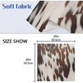 thumbnail image 6 of Cloth Napkins 4PCS Cow Brown White Dinner Table Napkin Decorative for Family Party Restaurant Wedding Use 20 Inch Washcloth Gift, 6 of 7